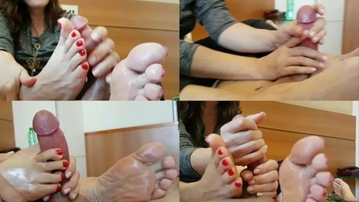 HANDJOB AND FOOTJOB FRIGGA - CLIP 03