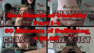 One Month of Chastity - The Complete Series (Part 1-4)
