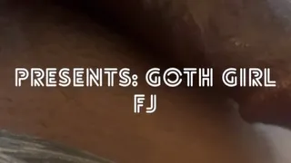 Goth Girl 1st Time Footjob