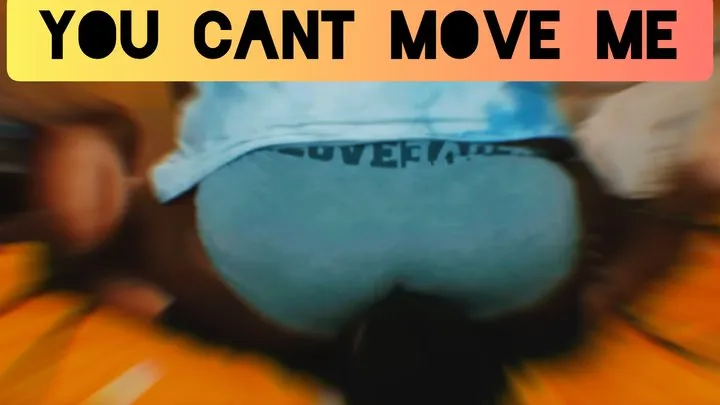 You Cant Move Me