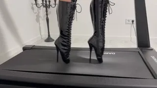 Ballet Boots Training in Lingerie