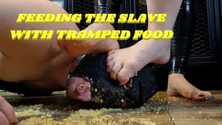 FEEDING THE SLAVE WITH TRAMPED FOOD