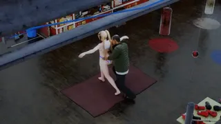 Mari Rose and old yoga teacher - 3D Hentai Animation v454