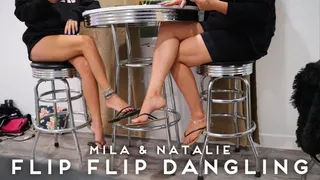 Mila And Natalie Dangling Flip Flops