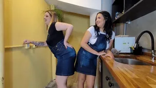 TWO HOT CHICKS FARTING A LOT FOR YOU PART 4 BY BRITNEY HUNTER AND NATASHA CRUEL CAM BY ALINE