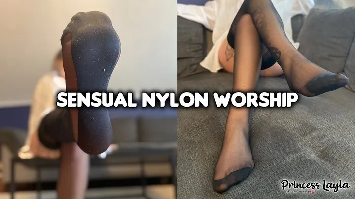 Divine Princess - Sensual Nylon Worship