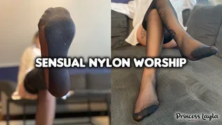 Divine Princess - Sensual Nylon Worship