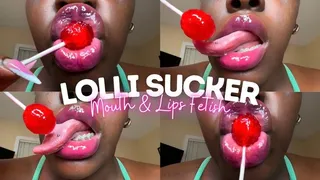 Amina The LolliPop Sucker - Big lips - Braces - Drooling - Mouth Fetish - Long Tongue