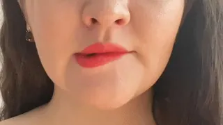 Licking lollipop phone video