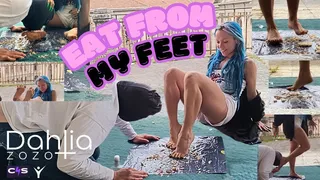 Eat from my feet