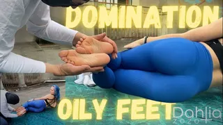 Domination Oily Feet - Close Up