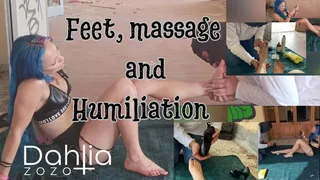 Feet, massage and humiliation