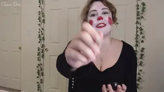 Clown does your makeup