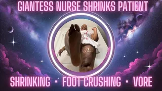 Giantess Nurse Shrinks Patient