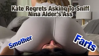 Kate Regret's Asking to Sniff Nina's Round Ass