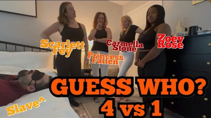 EPIC 4 vs 1 Face Farting Guess Who!