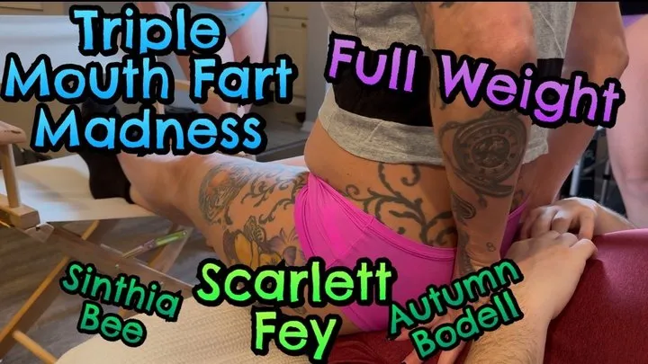 Triple Mouth Farting Madness!