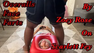 Zoey's First Time Farting in Overalls was on Scarlett's Face!