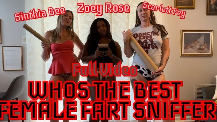 Who's The Best Female Fart Sniffer? Full Video