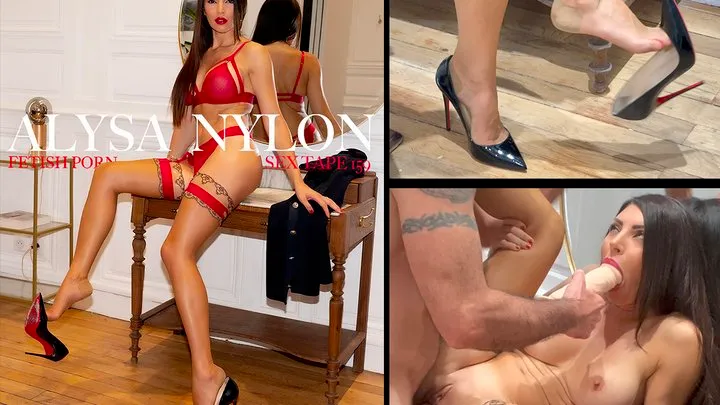 dangling with my high heels ,he fuck me hard