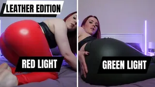 Red light green light: Leather edition