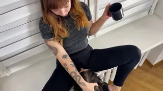 Service My Pussy And Ass While I Drink My Coffee - Lezdom Ass and Pussy Worship