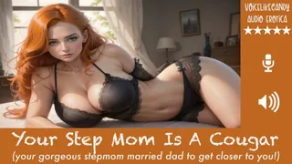 Your Stepmom is a Cougar [StepMother] [Stepson] [Older Woman] [Younger Man] [Watch Her Masturbating] [Facesitting]