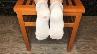 Dirty and Torn White Socks