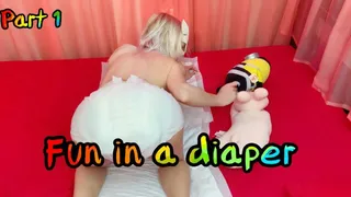 DIAPER: MIA MIMI FUN IN A DIAPER PART 1