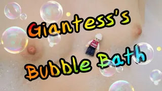 GIANTESS: Mia Mimi Giantess's bubble bath