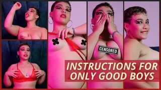 INSTRUCTION ONLY GOOD BOYS