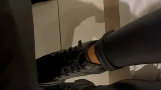 Ballbusting POV Boots