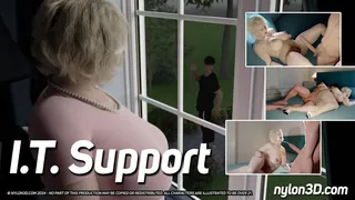 IT Support - Joy seduces her grandson's friend