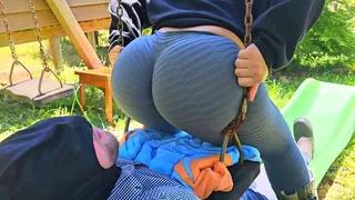 Coco swings her big ass onto random guy's face