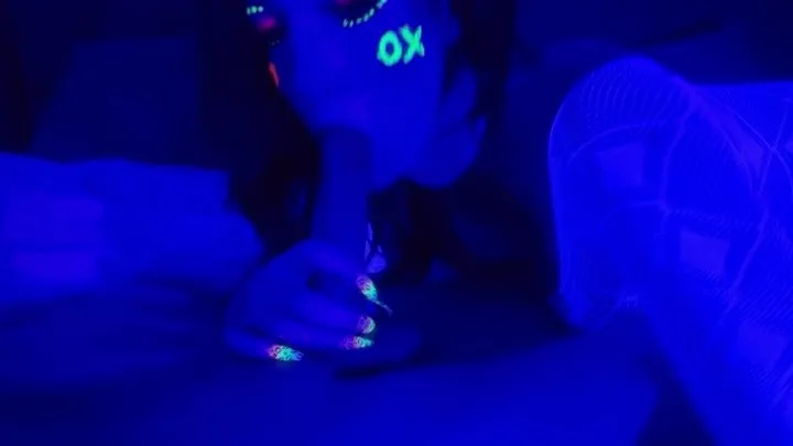 Black Light Dick Sucking