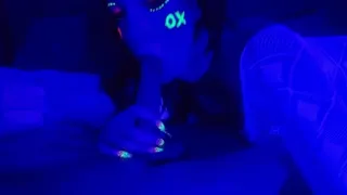 Black Light Dick Sucking