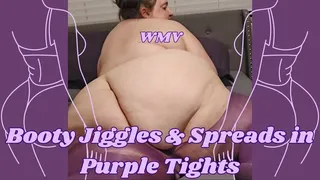 SSBBW Rachel Jiggles and Spreads Her Ass in Tights