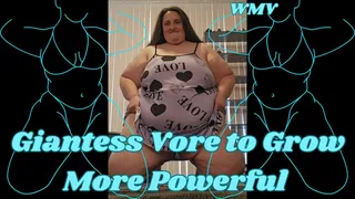 SSBBW Giantess Rachel Needs to Eat Everything and Everyone To Grow More Powerful