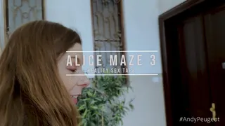 Dirty Talking MILF Eats Anal Creampie Alice Maze