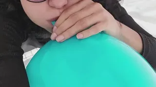 Large blow to pop saliva filled balloon 16 inches