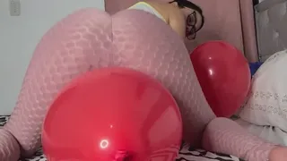 Sit to pop 11 inch back balloons