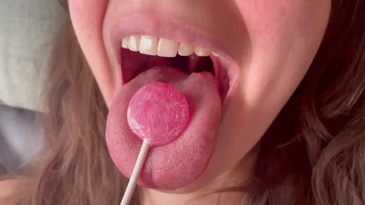 Pink Mouth Licking