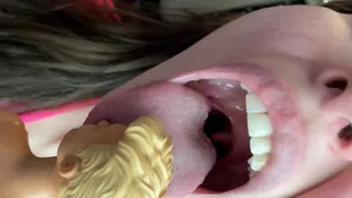 Giantess Licks Your Shrunken Body