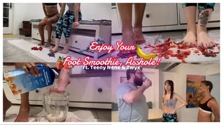 Enjoy Your Foot Smoothie, Asshole! ft Teeny Nene & Zwyx | Ditria Rose's friend Nene convinces her to stand up for herself and they play a prank on her boyfriend, using their feet to make his smoothie!