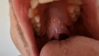 Swallowing a tiny guy alive for the first time