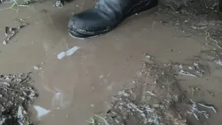 Drink the muddy puddle water from my boots, I also include some spit for you