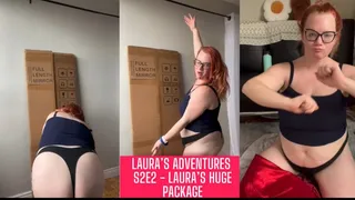 BBW Milf Laura Leslie Porn Vlog - S2E2 Lauras HUGE Package