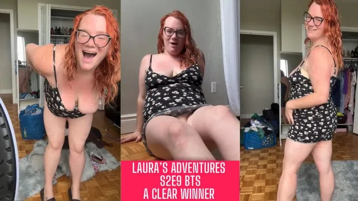 Vlog by BBW Milf Laura Leslie with Big Tits BTS Dildo Fuck