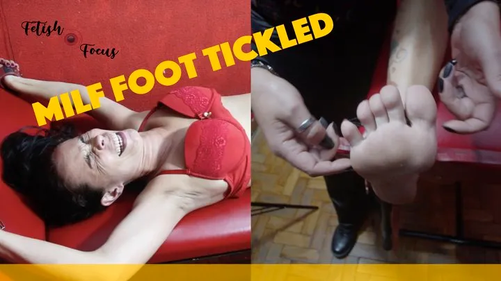 Amanda foot tickling - Ticklish milf feet in bondage with female domination