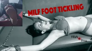 Amanda foot tickling - Ticklish milf feet in bondage with female domination